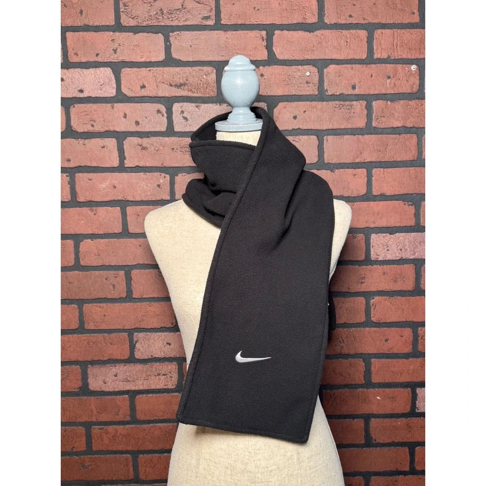 Nike Embroidered Logo Wrap Scarf Black Unisex Casual Outdoor Vintage Y2K‎